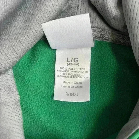 University Of North Dakota Sioux Green Men’s XL Pullover Hoodie Fighting Hawks - Picture 7 of 13